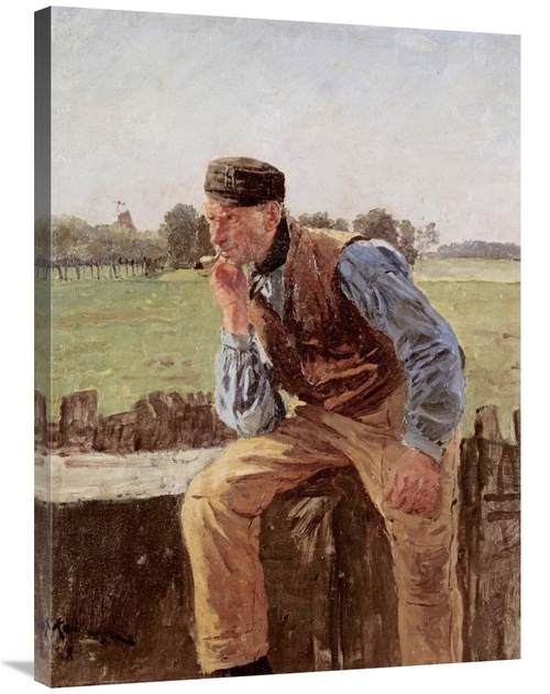 Global Gallery GCS-268177-36-142 36 in. A Dutch Peasant Art Print - Fr