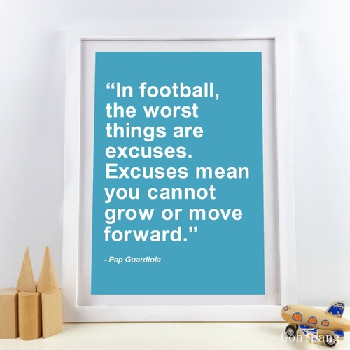 Football Quote Painting Wall Art Prints Boys Room