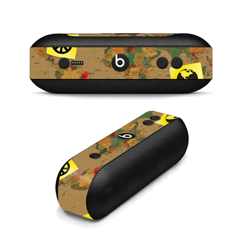 MightySkins BEPILLPL-World Peace Skin Decal Wrap for Beats by Dr. Dre 