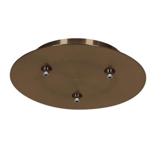 Unijack 87120UJ-BRZ  Three Light Canopy- Bronze Finish