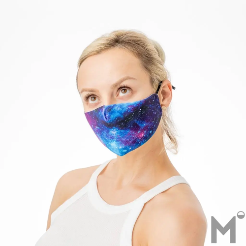 Cosmic-Theme Print Face Mask