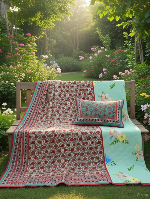 Main Stylish Single Bedsheet for Bedroom Décor image