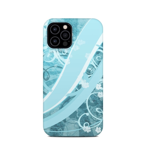 DecalGirl A12PCC-FLOR-BLU Apple iPhone 12 Pro Clip Case - Flores Agua