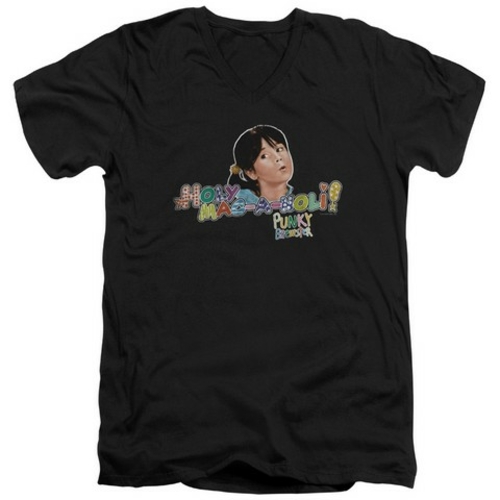 Trevco Punky Brewster-Holy Mac A Noli Short Sleeve Adult 30-1 V-Neck T