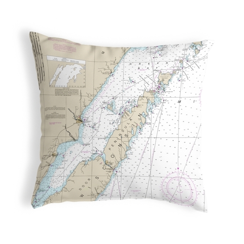 Betsy Drake NC14902DC 18 x 18 in. Door County, Green Bay, WI N