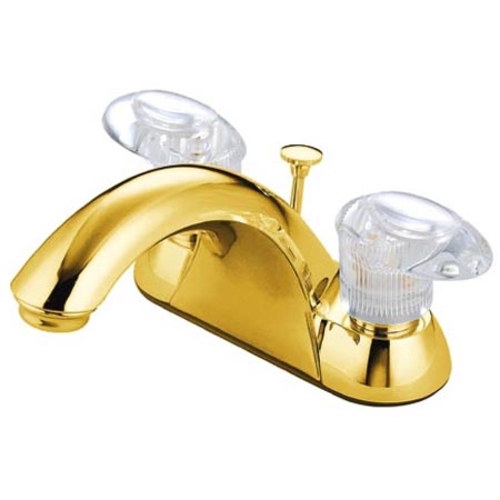Kingston Brass KB2152 4 Inch Center Lavatory Faucet - Polished Brass