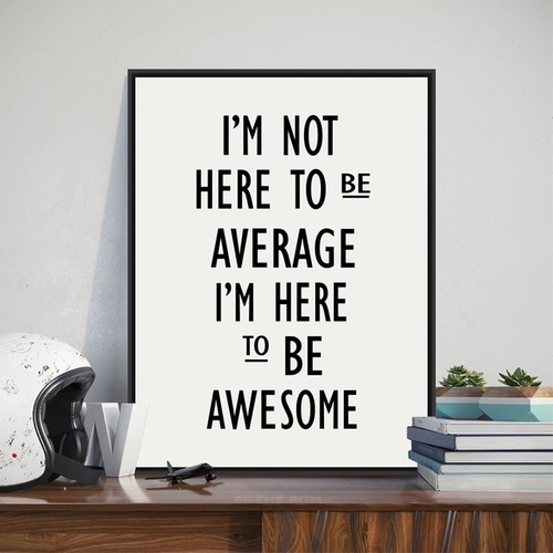 Inspiration Quote Canvas Prints To Be Awesome Art