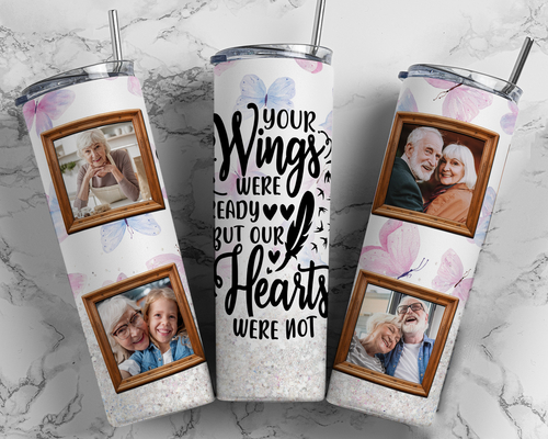 20oz Memorial Hearts Tumbler