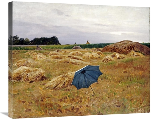 Global Gallery GCS-268373-30-142 30 in. The Blue Umbrella Art Print - 