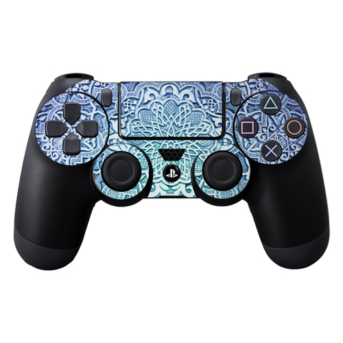 MightySkins SOPS4CO-Carved Blue Skin Decal Wrap for Sony PlayStation D