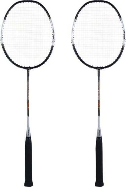 Light Aluminium Badminton Racquet With Full Cover | Made In India(Set