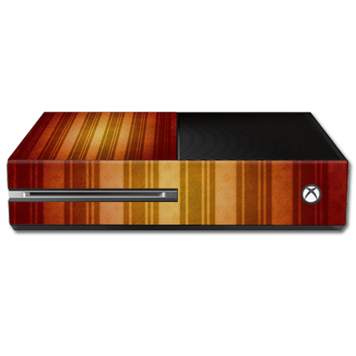 MightySkins MIXBONE-Burnt Stripes Skin Decal Wrap for Microsoft Xbox O