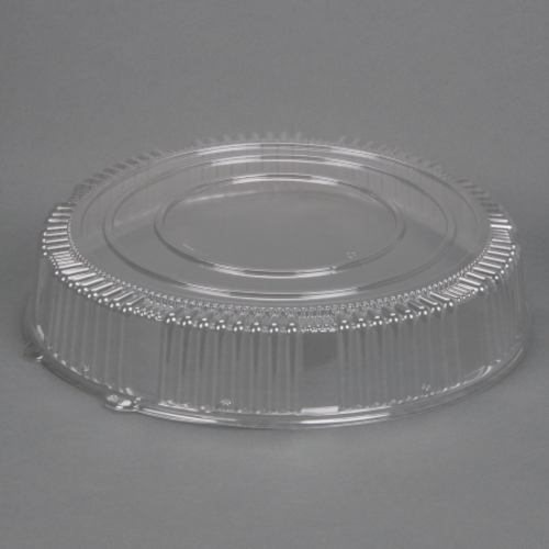 Wna A12PETDM Plastic Caterline Dome Lids- Clear - 12 in.