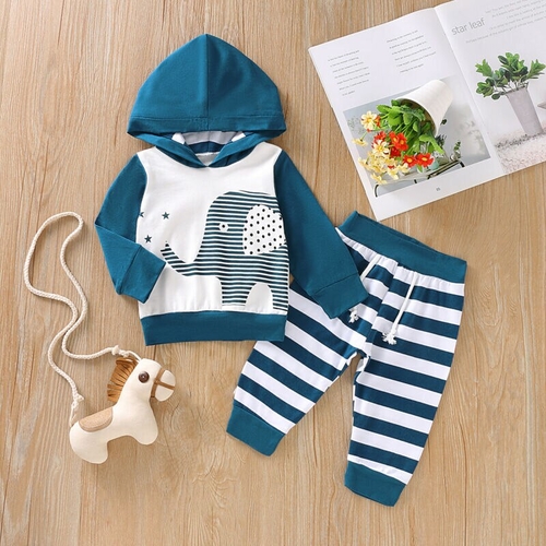 Newborn Baby Boy Girl Cotton Tracksuit