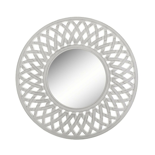 Wall mirror Versa Circular Mirror MDF Wood