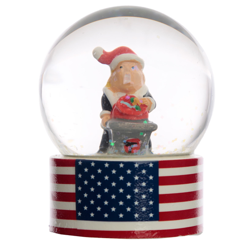 Collectable Christmas The President Snow Globe Waterball