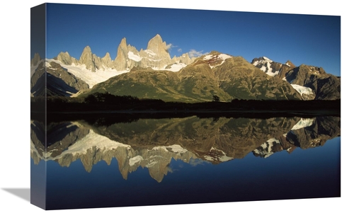 Global Gallery GCS-453411-1218-142 12 x 18 in. Mt Fitzroy Reflected in