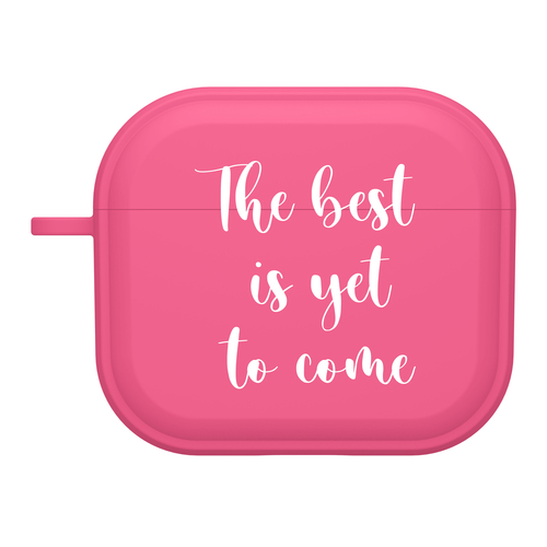 Custom Text HDX Pink Case Cover for Apple AirPods Gen 1, 2, 3 & Pro