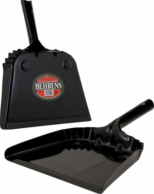 Behrens Manufacturing 176821999 BS810 12 in. Steel Dust Pan, Black