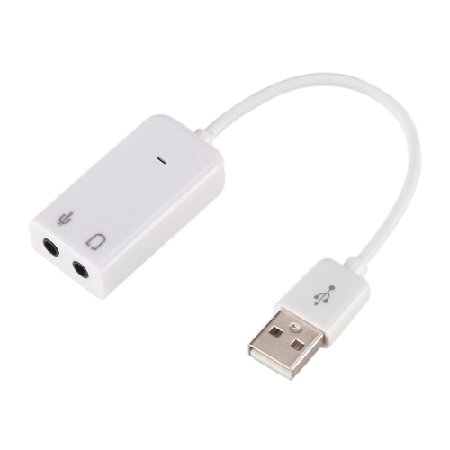 JETTING 3D White USB 2.0 Virtual 7.1 Channel