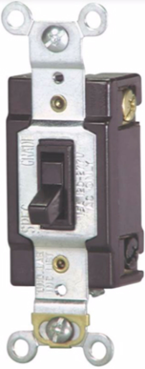 Cooper Wiring 1242-7V-BOX 15A 120V 4Way Switch Toggle