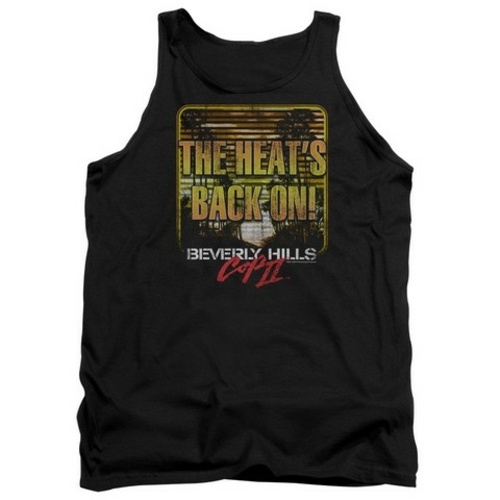 Trevco Bhc Iii-The Heats Back On Adult Tank Top, Black - Small