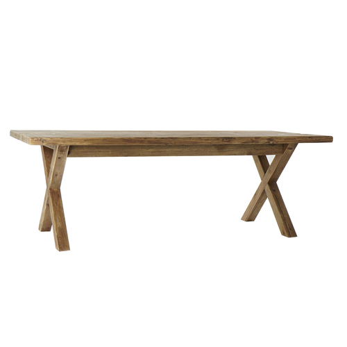 Dining Table DKD Home Decor Natural Recycled Wood 220 x 100 x 76 cm