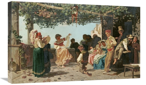 Global Gallery GCS-266146-30-142 30 in. La Tarantella Art Print - Edua