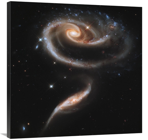 Global Gallery GCS-393596-3636-142 36 x 36 in. Interacting Galaxies Ar