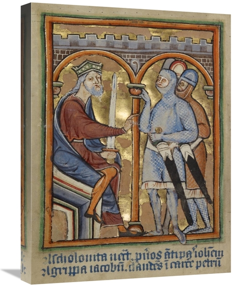 Global Gallery GCS-457563-1824-142 18 x 24 in. Herod Giving Orders to 