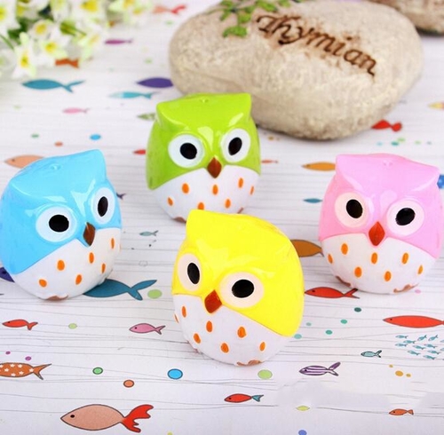 Owl Pencil Sharpener Mechanical Korea Creative