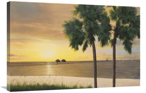 Global Gallery GCS-128574-2436-142 24 x 36 in. Naples Sunset Art Print