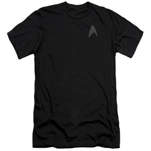 Star Trek-Darkness Command Logo - Short Sleeve Adult 30-1 Tee - Black&