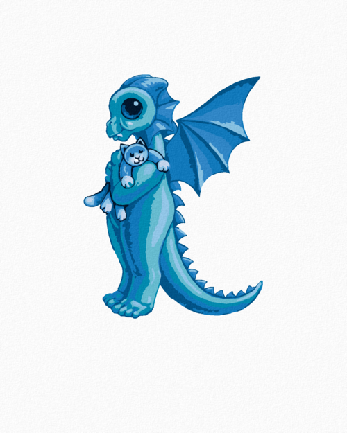 Paint by Numbers - K-SHAPED DRAGON (SUE ELLEN BROWN)