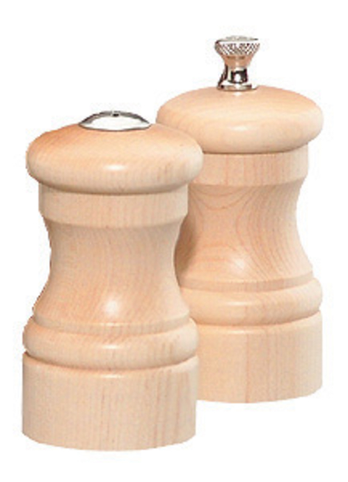 Chef Specialties 04302 4 Inch - 10cm CapstanNatural Pepper Mill Salt M