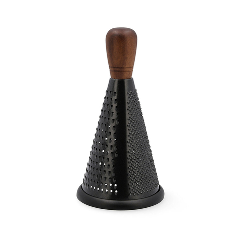 Multi-purpose grater Quid Ebano Black Wood Metal 21,5 cm