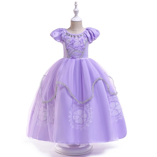 Kids Girls Dress Cosplay Princess Bridesmaid