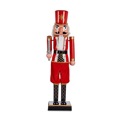 Decorative Figure Nutcracker Black Music Red Movement Extendable