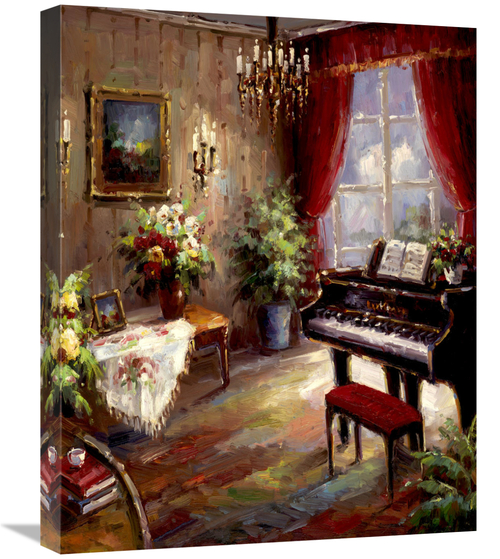 Global Gallery GCS-132564-2024-142 20 x 24 in. Music Parlor Art Print 