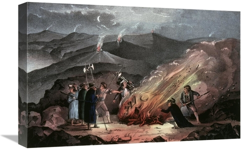 Global Gallery GCS-277209-22-142 22 in. Signal Fires on the Slievenamo