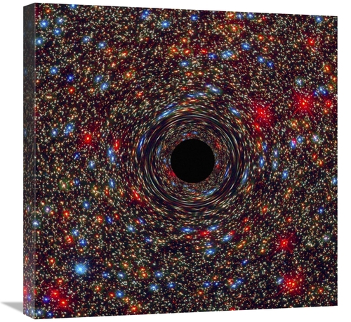 Global Gallery GCS-460937-2424-142 24 x 24 in. Black Hole in NGC 1600 