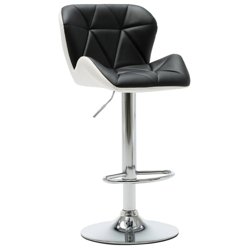 Bar Stool Black Faux Leather