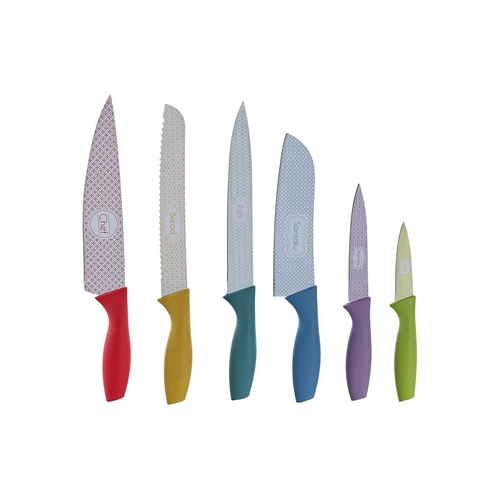 Knife Set DKD Home Decor Stainless steel polypropylene 3 x 1,5 x 20 cm