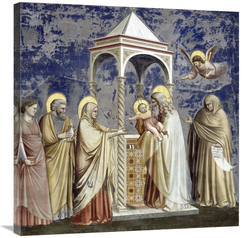 Global Gallery GCS-277726-30-142 30 in. Presentation at the Temple Art