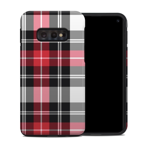 DecalGirl SGS10EHC-PLAID-RED Samsung Galaxy S10e Hybrid Case - Red Pla