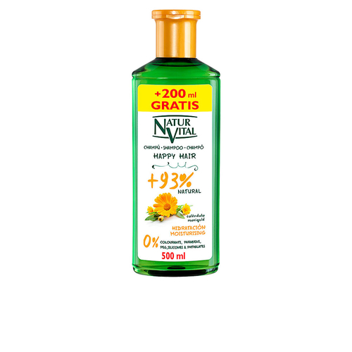 Moisturizing Shampoo Happy Hair Naturaleza y Vida 1101-61112 (500 ml)
