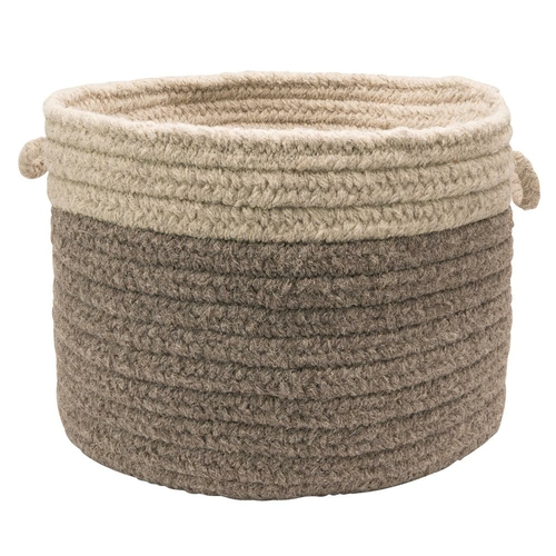 Colonial Mills CN21A018X018 18 x 12 in. Chunky Natural Wool Dipped Bas