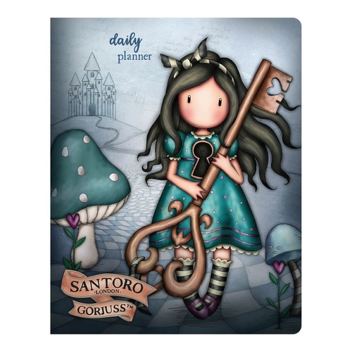 Daily Planner Gorjuss Curiosity (12 x 14.5 x 1.5 cm)