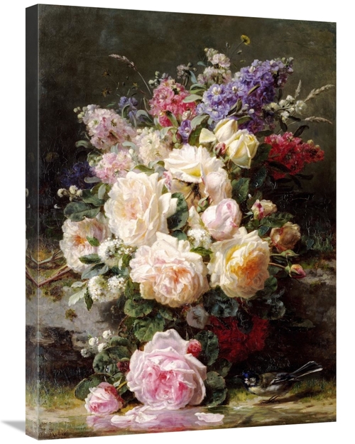 Global Gallery GCS-268472-30-142 30 in. Still Life with Roses Art Prin