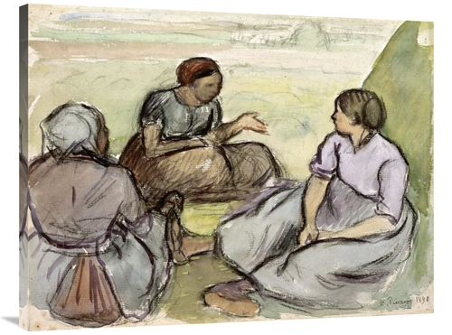 Global Gallery GCS-279441-40-142 40 in. Three Peasant Women Art Print 